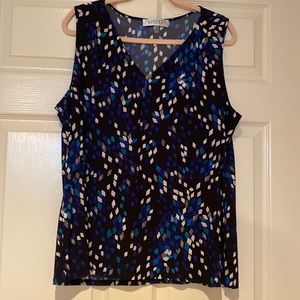 Kasper sleeveless top sz XL